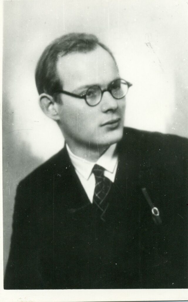 K. Boruta jaunystėje, 1925 m. RMM_IK_27341