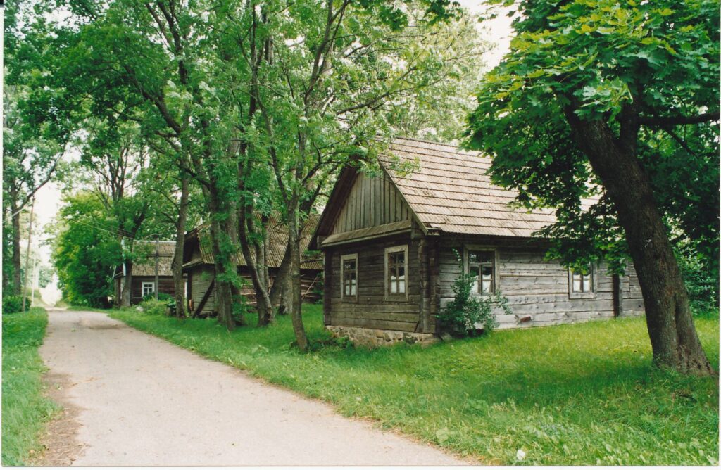 Vaižganto gimtasis kaimas, 2001 m. Fot. Zenonas Baltrušis. MLLM GEK 71207