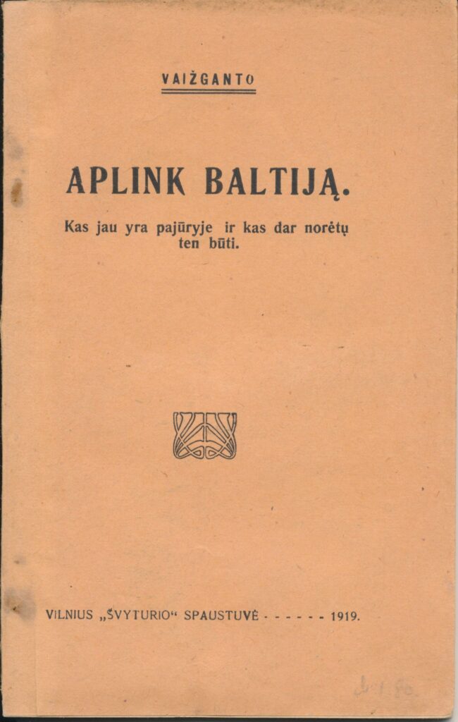 „Aplink Baltiją“. 1919 m. MLLM GEK 5353