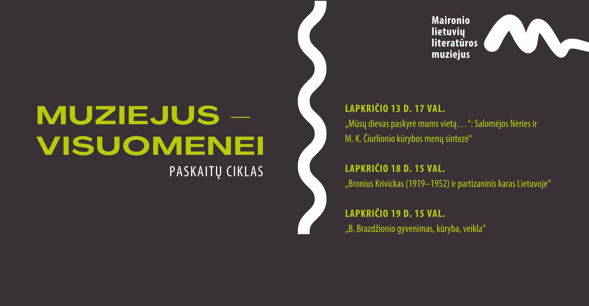 Nemokamos muziejaus specialistų paskaitos