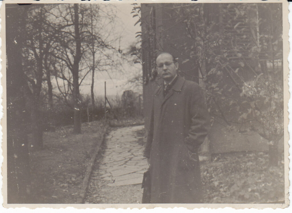 H. Radauskas. Reutlingen, 1948 m. lapkričio mėn. Įrašas H. Radausko. MLLM 148186
