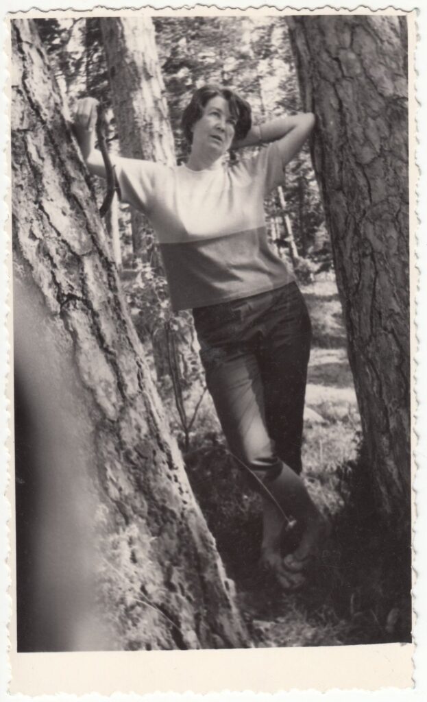 V. Žilinskaitė Palangoje 1969 m. Nežinomas fotografas. MLLM F1 19052