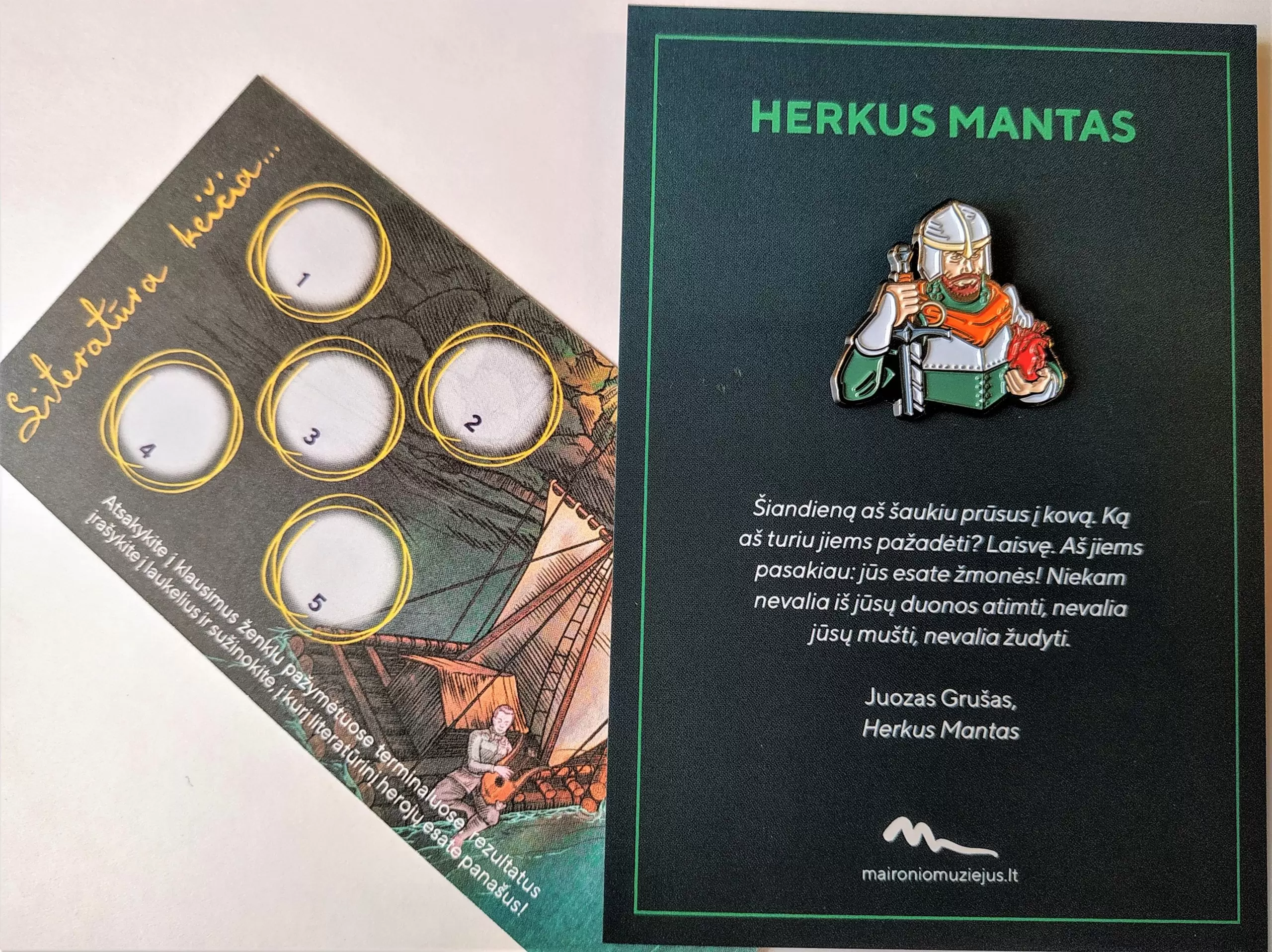 Literatūros kūrinių veikėjų ženkliukai - Image 3
