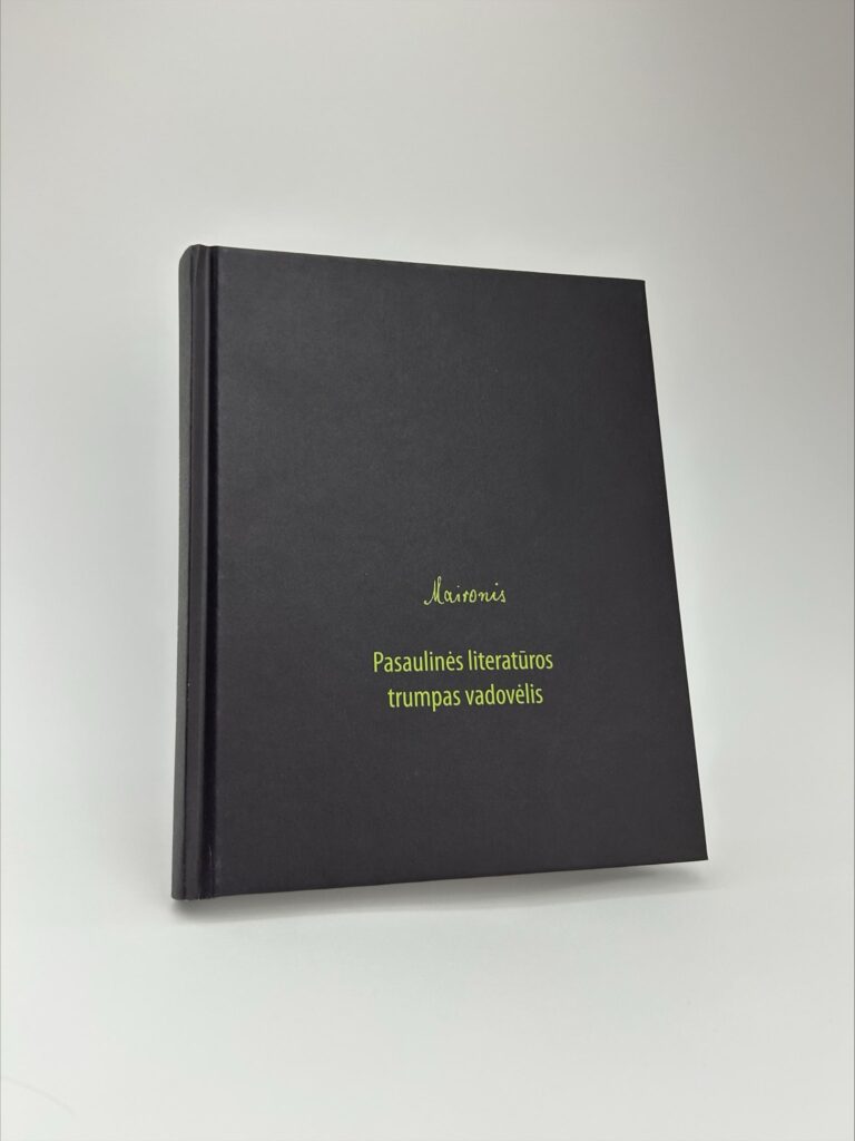 Maironis „Pasaulinės literatūros trumpas vadovėlis“