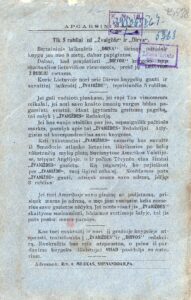 Vinco Pietario drama „Kova ties Žalgiriais“. MLLM 5368