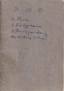 P. Širvio eilėraščių knygelės viršelis. MLLM_9670