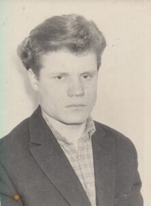 V. Vaitkevičius – VU studentas. Vilnius, apie 1964 m. MLLM 142405