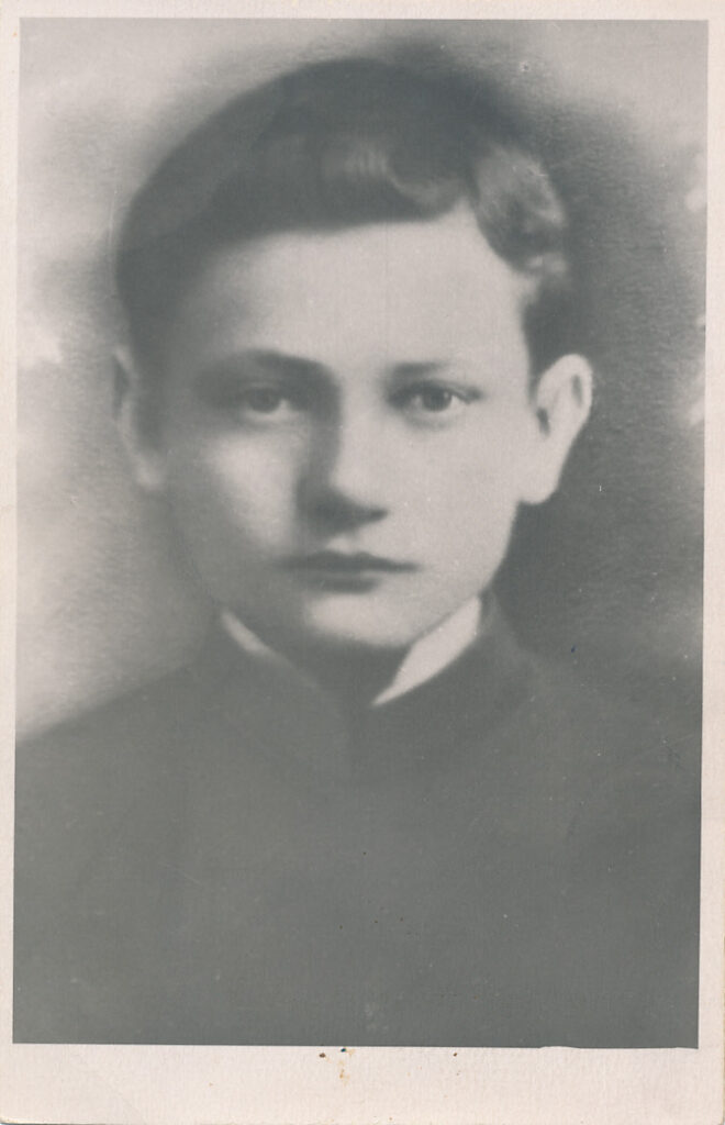 V. Mykolaitis – Marijampolės gimnazijos mokinys. 1909 m. MLLM 41520
