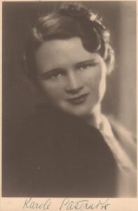 K. Pažėraitė. Kaunas, 1938 m. K. Baulo nuotrauka. BBR 10256