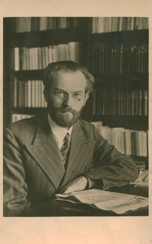 V. Mykolaitis po ligos. Kaunas, 1933 m. MLLM 102355