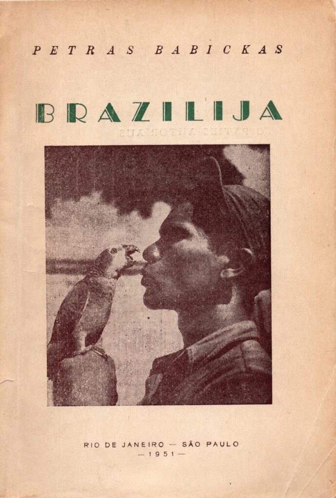P. Babickas. Brazilija. Rio de Žaneiras-San Paulas, 1951 m. MLLM 82596
