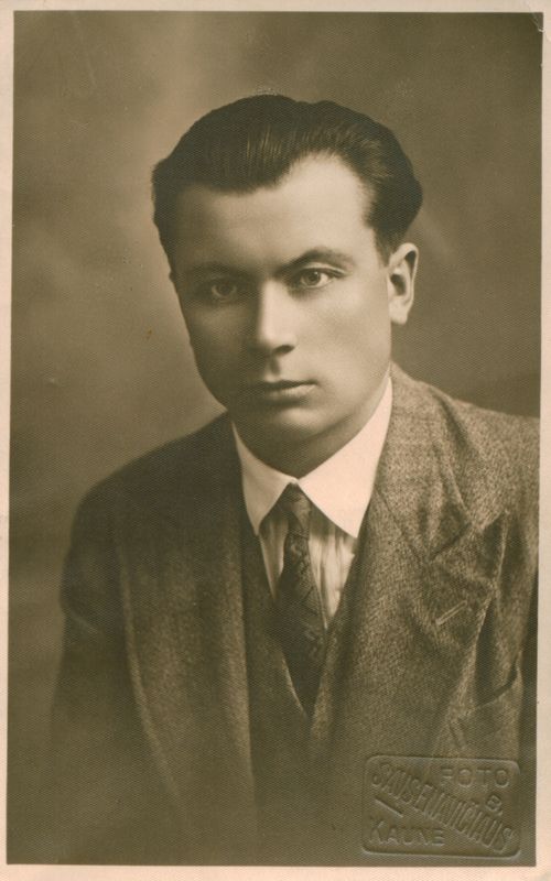 Juozas Grušas. Kaunas, 1924–1931 m., Boleslovo Savsenavičiaus nuotrauka. JGM 39184