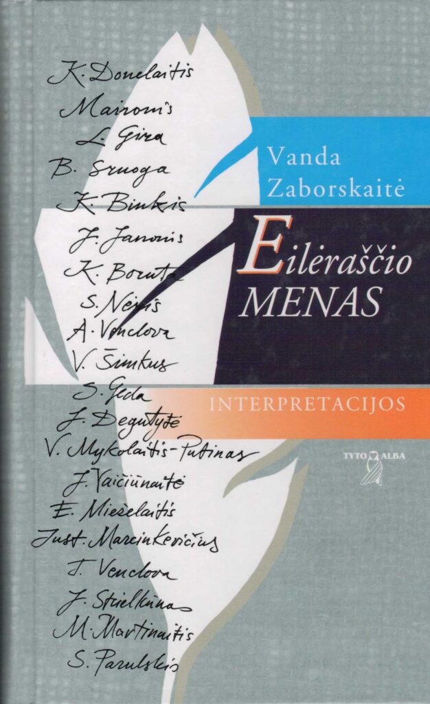 V. Zaborskaitė. Eilėraščio menas. V., 2002. MLLM 73564