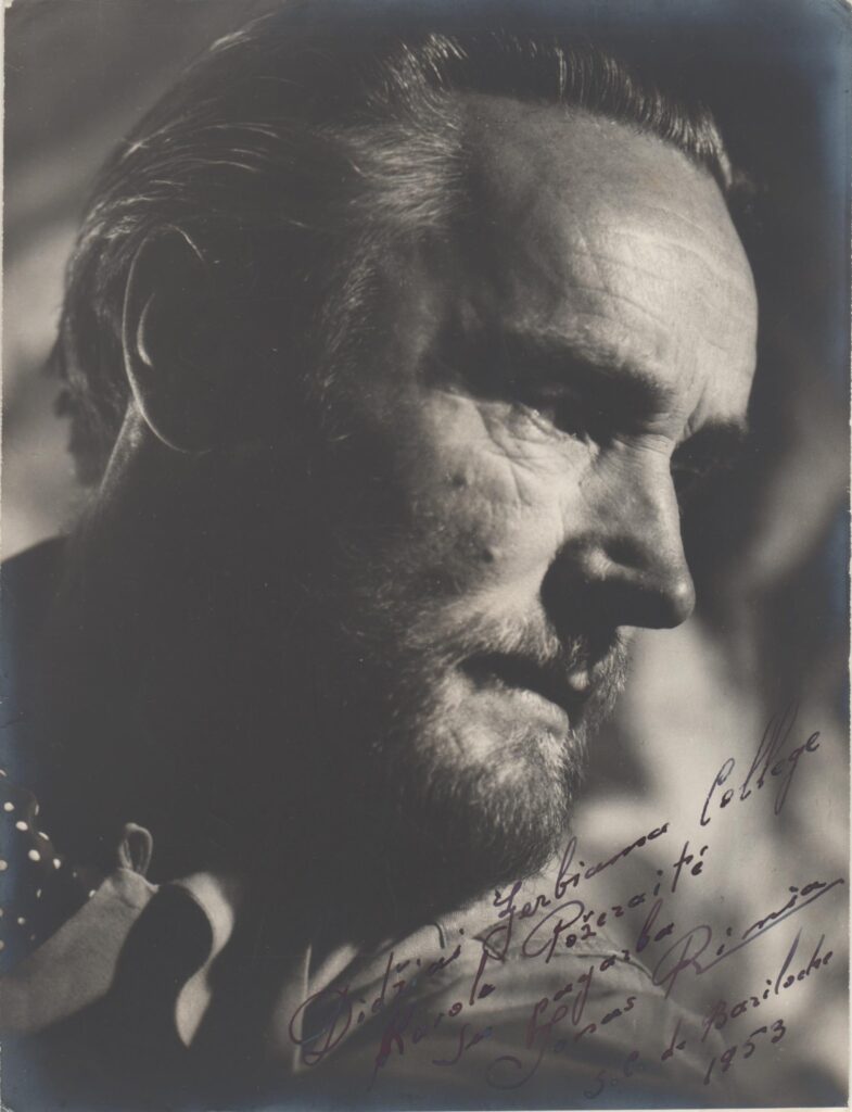 J. Rimša. Argentina, apie 1953 m. Augusto I. Vallmitjand nuotrauka. MLLM 130535