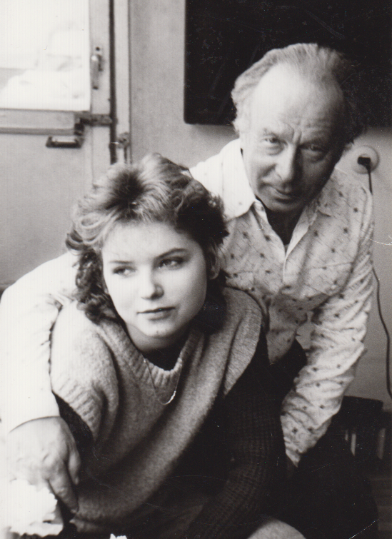Su anūke Lina apie 1986 m.