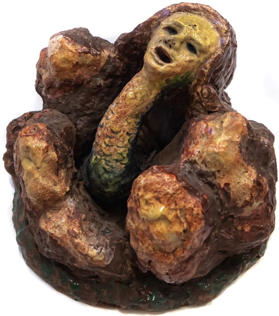 V. Falkenhanas. Saulėtekio giesmė. Keramika. 1976 m. MLLM P10173