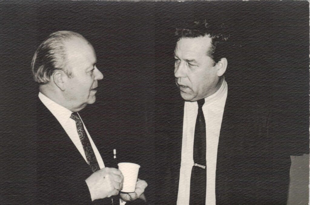 J. Jankus (kairėje) ir H. Nagys JAV apie 1975 m. MLLM 66982 / F3 19784