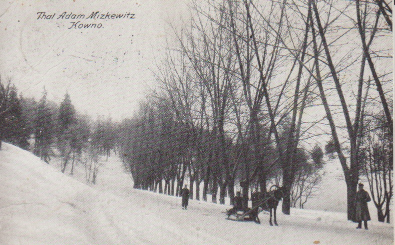 Adomo Mickevičiaus slėnis Kaune. Kaunas: A. Ralz leidykla, apie 1917. MLLM P 3253