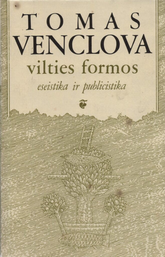 T. Venclovos eseistikos ir publicistikos knyga „Vilties formos“. Vilnius, 1991 m. MLLM 38005