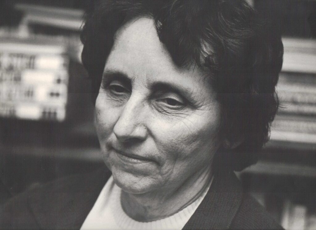 V. Zaborskaitė Vilniuje 1986 m. Fotografė O. Pajėdaitė. MLLM P24797