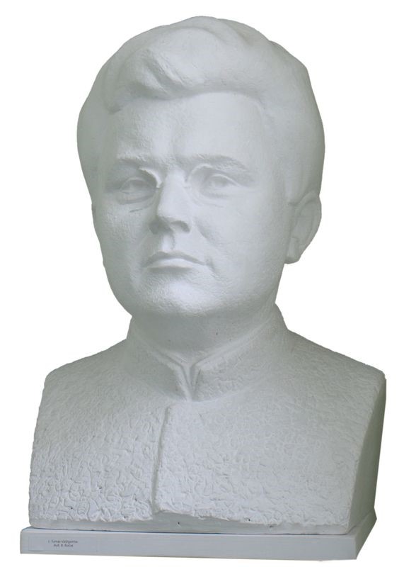 Vaižganto biustas, sukurtas Bernardo Bučo. MLLM SNMM 766