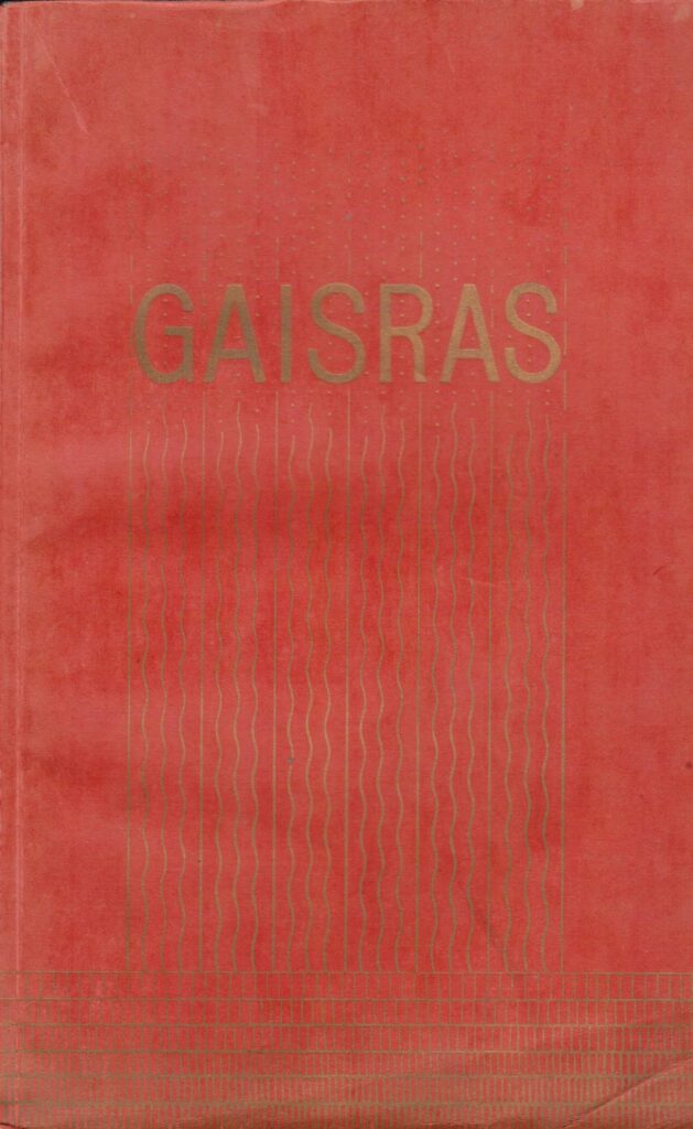 Vydūnas. Pasaulio gaisras. Tilžė, 1928 m. Iliustravo V. Falkenhanas. MLLM 1445/K2 1289