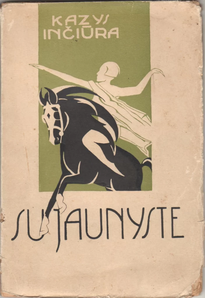 K. Inčiūra. Su jaunyste: pirmoji eilėraščių ir dainų knyga. Kaunas: Raidės spaustuvė, 1928 m. 
MLLM K1 3693