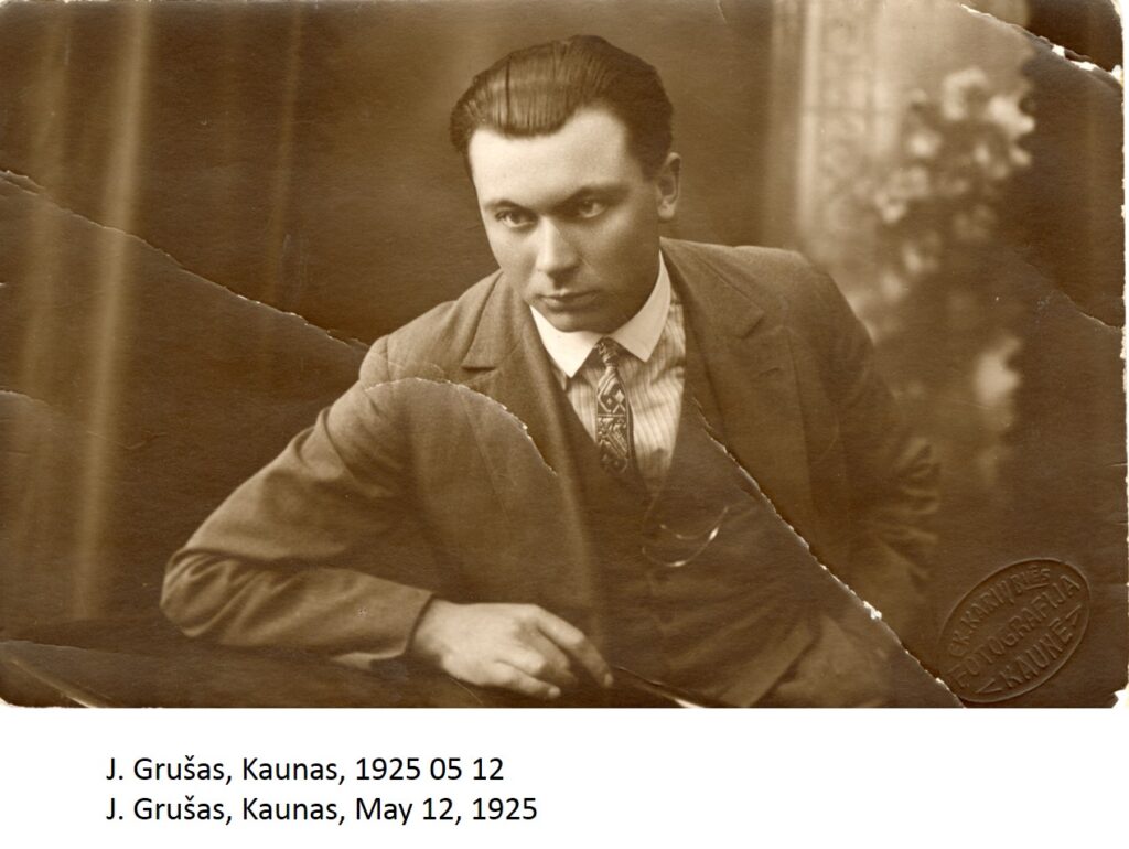 JUOZAS GRUŠAS (1901–1929)