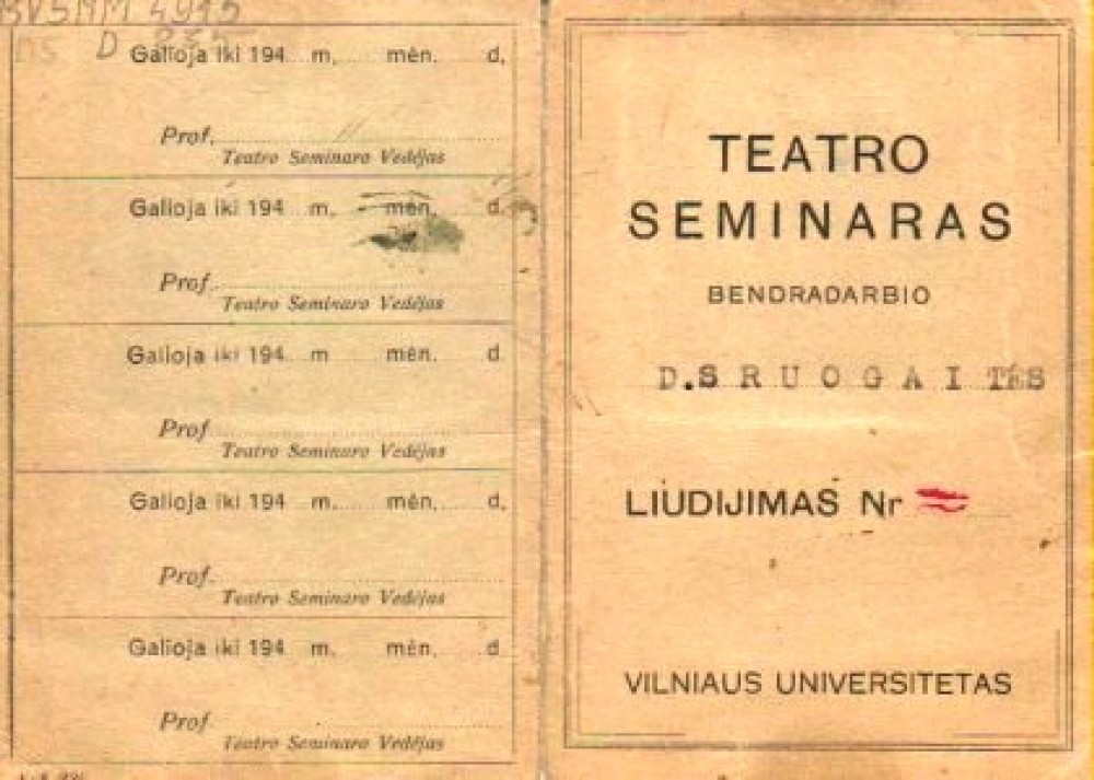 DZINGULIUKAI IR DARŽOVĖS B. SRUOGOS DRAMATURGIJOJE