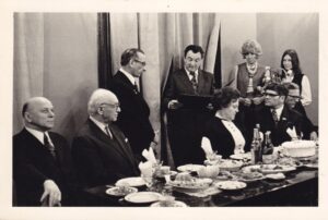 A. Baltrūno 50-mečio minėjimas Rašytojų sąjungoje. 1975 m.