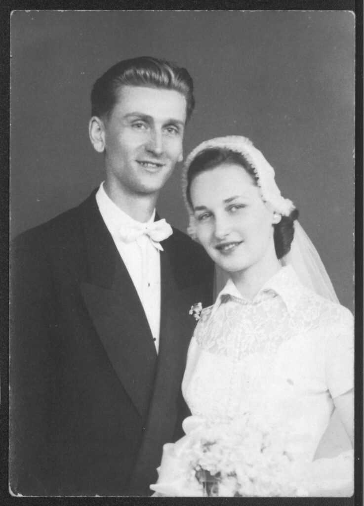 A. Landsbergio ir Joan Florence Jacobi vestuvės. Niujorkas, 1951 m.
