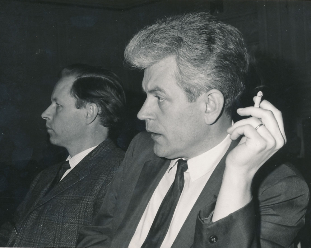 A. Nyka-Niliūnas ir K. Ostrauskas. JAV, 1967 m.