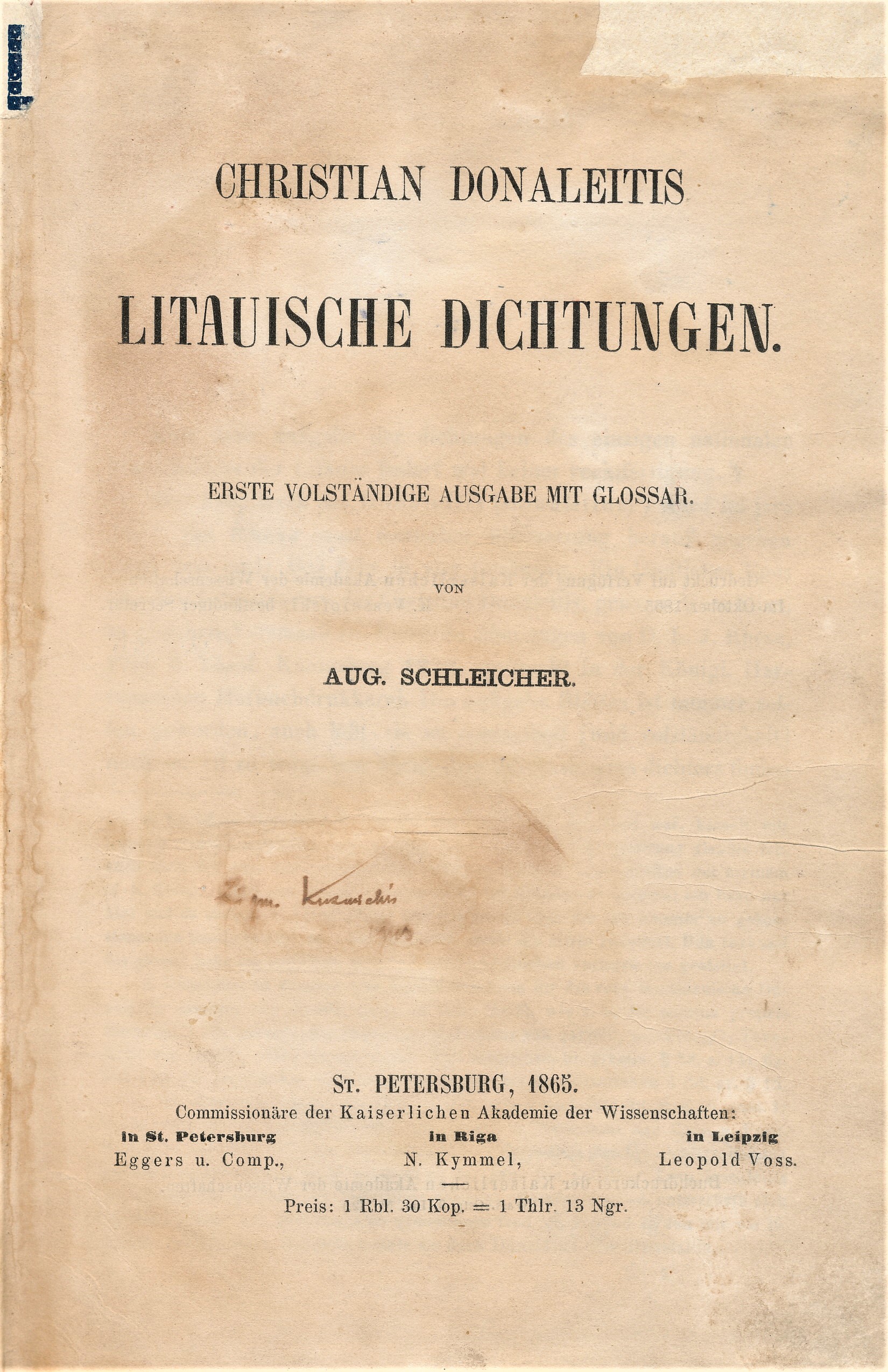 AUGUSTUI ŠLEICHERIUI – 200 METŲ