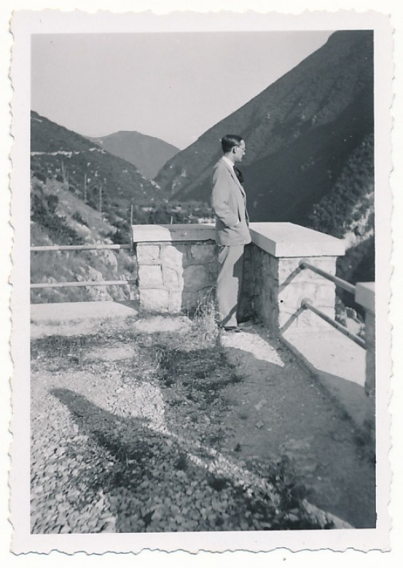 A. Vaičiulaitis. Italija, apie 1940 m.