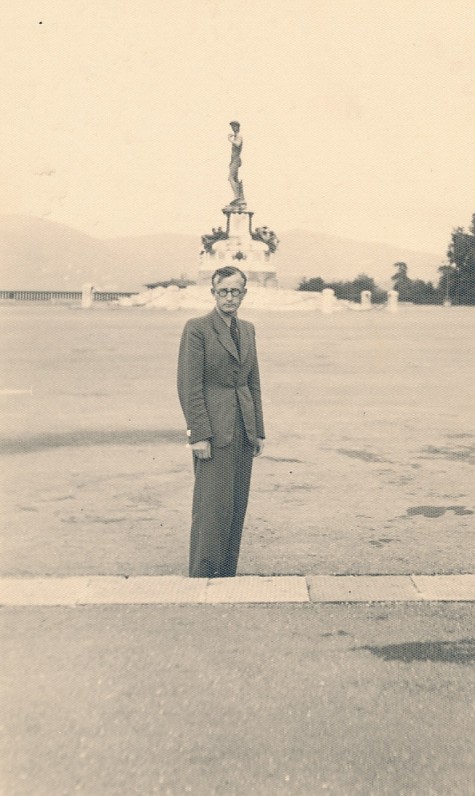 A. Vaičiulaitis. Roma, apie 1938 m.