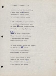 A. Gustaičio eilėraštis „Pulgis Andriušis“