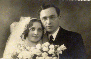 Aldona ir Bernardas Brazdžioniai. 1934 m. sausio 10 d.