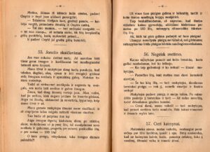 Apysakėlės iš Ks. Vanagėlio knygos „Vaikų šaltinėlis“. Vilnius–Kaunas 1918–1927. MLLM 9298