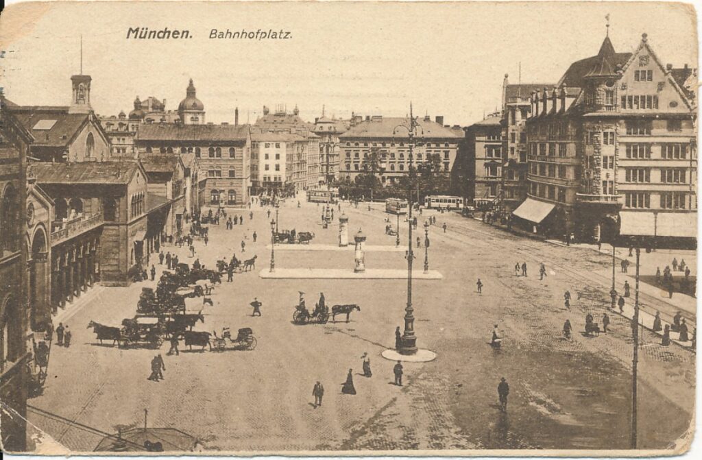 B. Sruogos atvirlaiškis V. Daugirdaitei iš Miuncheno. 1921 m.