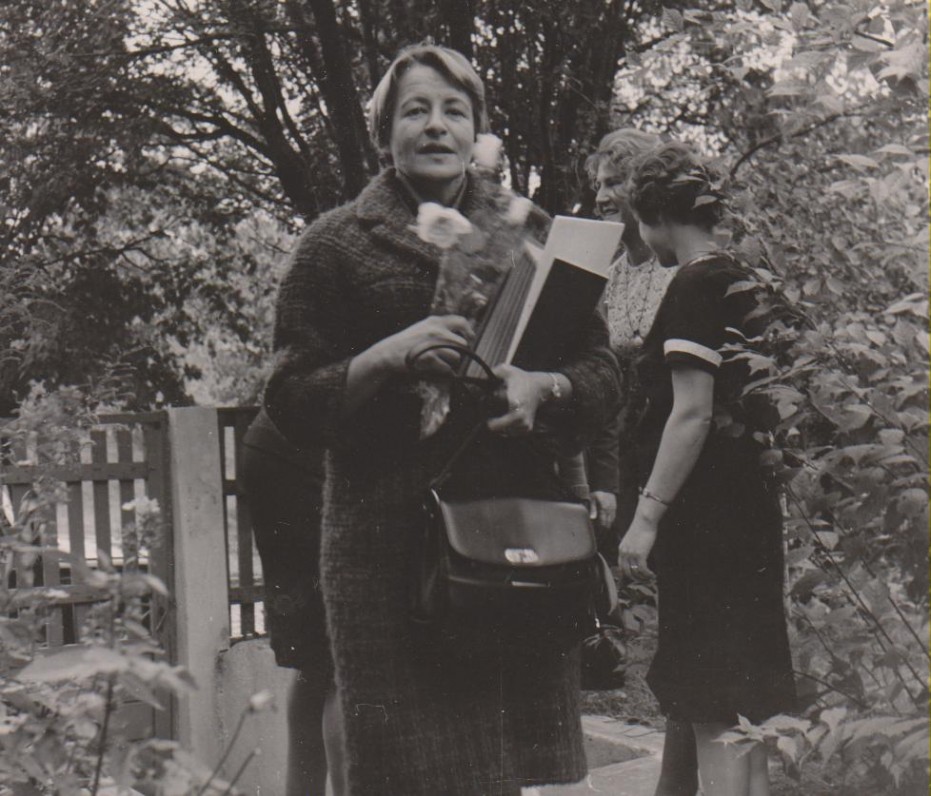 B. Sruogos memorialiniame muziejuje (dabar B. ir V.Sruogų namai-muziejus). Kaunas, 1967 m.