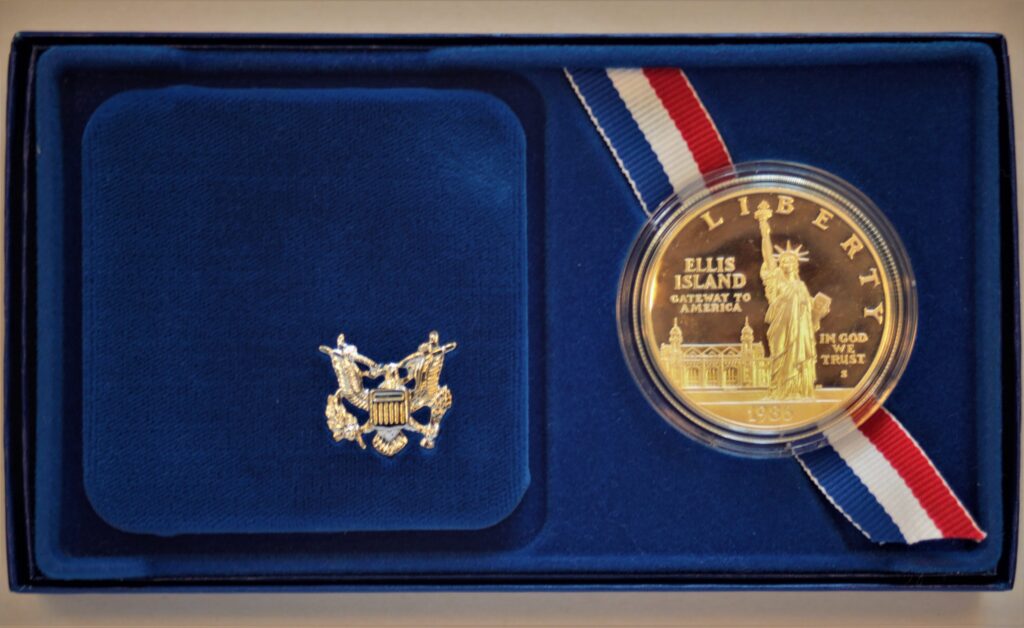 ONE DOLLAR. USA. 1986. Jungtinių Valstijų Laisvės moneta. Sidabras. Autorius nežinomas