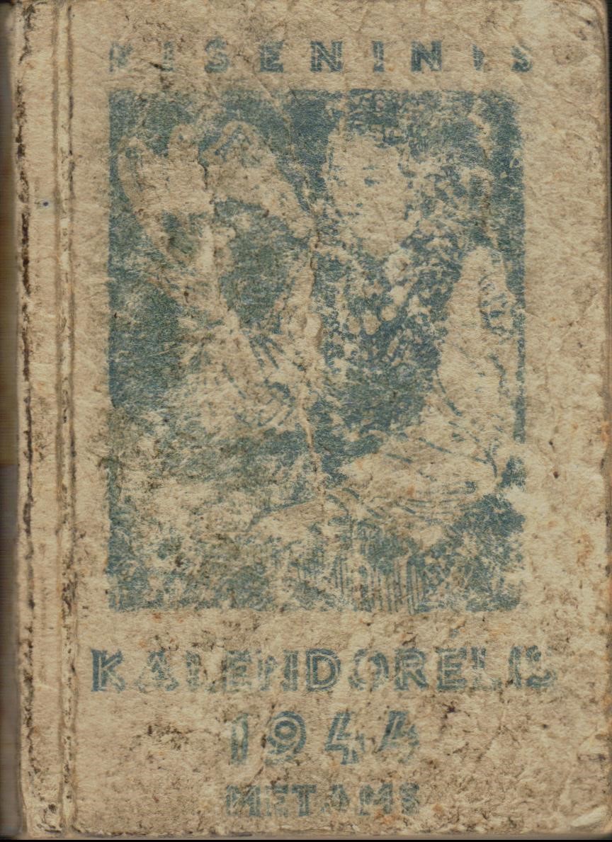 B. Brazdžionio 1944 m. kišeninis kalendorėlis. BBR 5192
