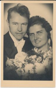 Benediktas ir Gražina Babrauskai. 1941 m. rugpjūčio 30 d.