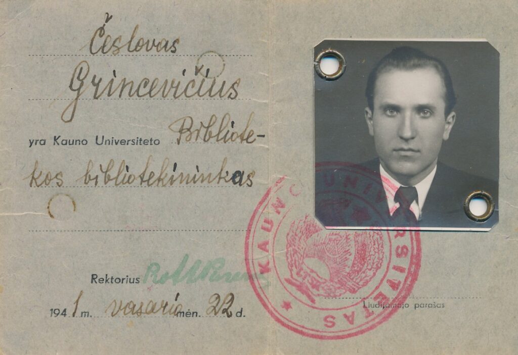 Bibliotekininko pažymėjimas