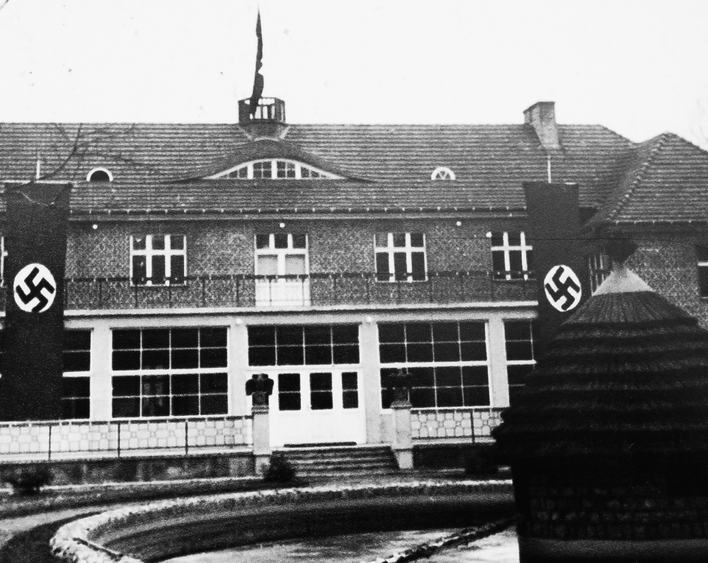 Esesininkų komendantūra. Pastatyta 1940 m.