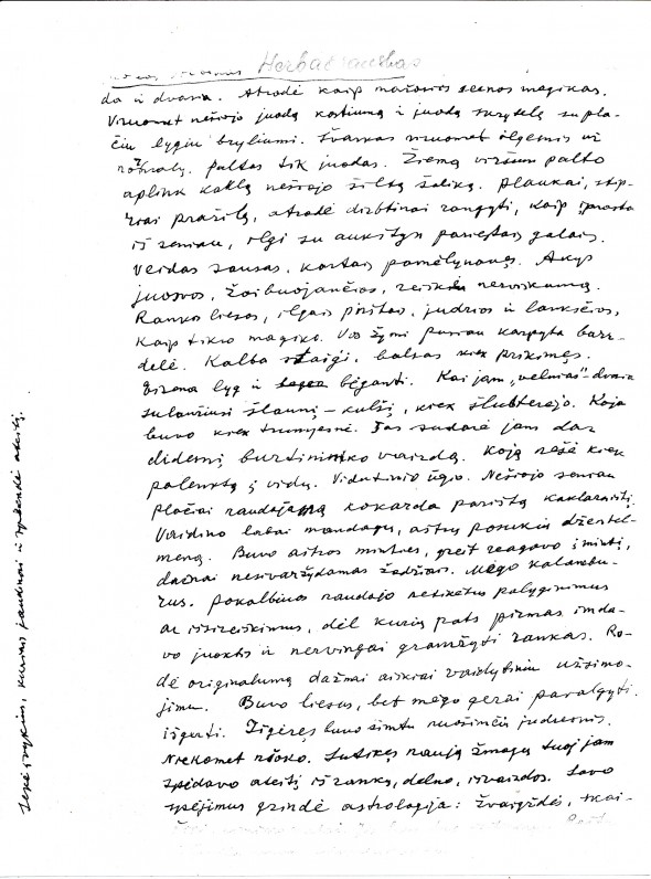 F. Kiršos atsiminimai apie J. A. Herbačiauską