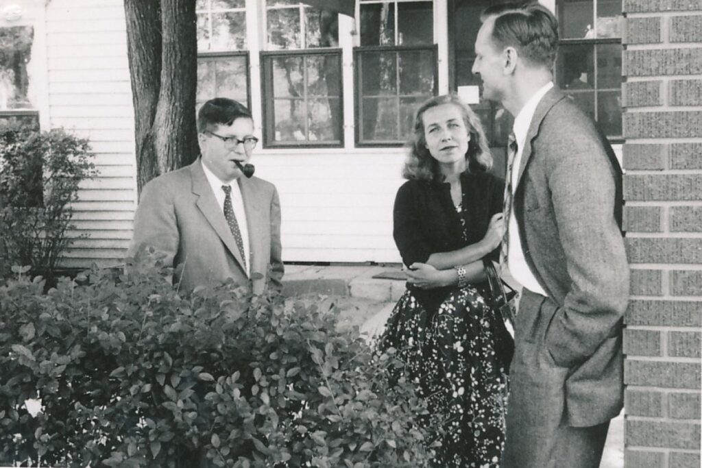 Iš kairės – J. Girnius, Z. Nagytė, J. Kaupas