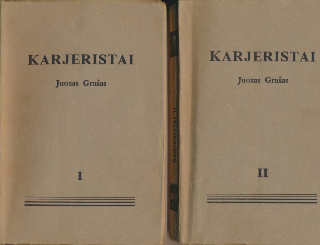 J. Grušas. Karjeristai. Londonas, 1956