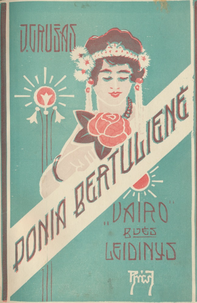 J. Grušas. Ponia Bertulienė. Kaunas, 1928