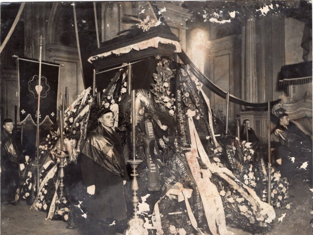 J. Jablonskio laidotuvės. Kaunas. 1930.02.25